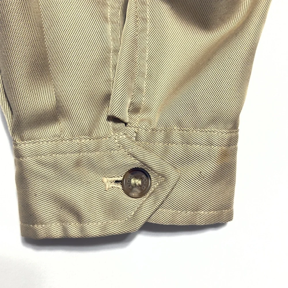 🔥Polo Golf Ralph Lauren Tan Lightweight Jacket Full Zipper Size XL - Picture 12 of 13